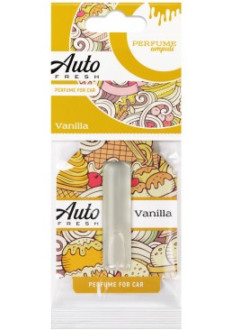Подвесной ароматизатор для авто Auto Fresh Vanilla ампула, 1 шт